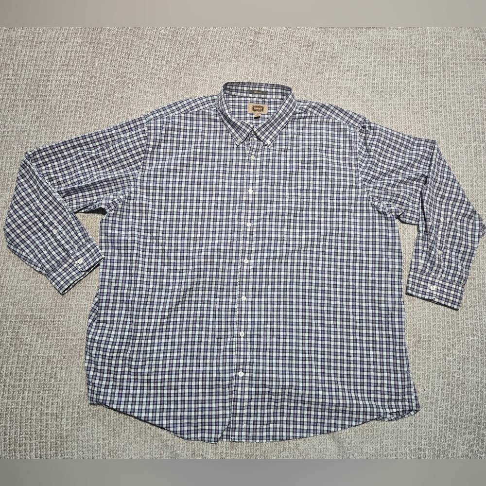 The Foundry Shirt Size 4XLT Long Sleeve Button Down